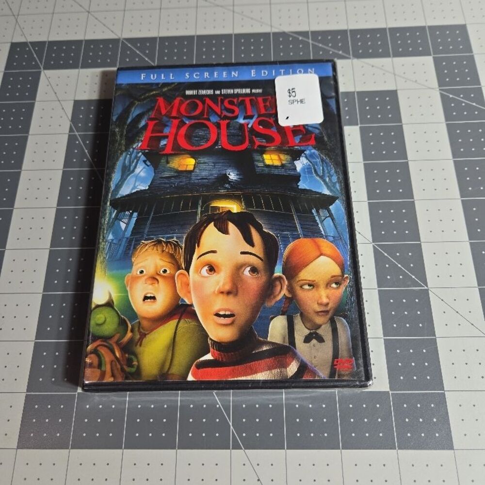 NWT Monster House Sony Pictures DVD Full‎ Screen Animated Horror Comedy